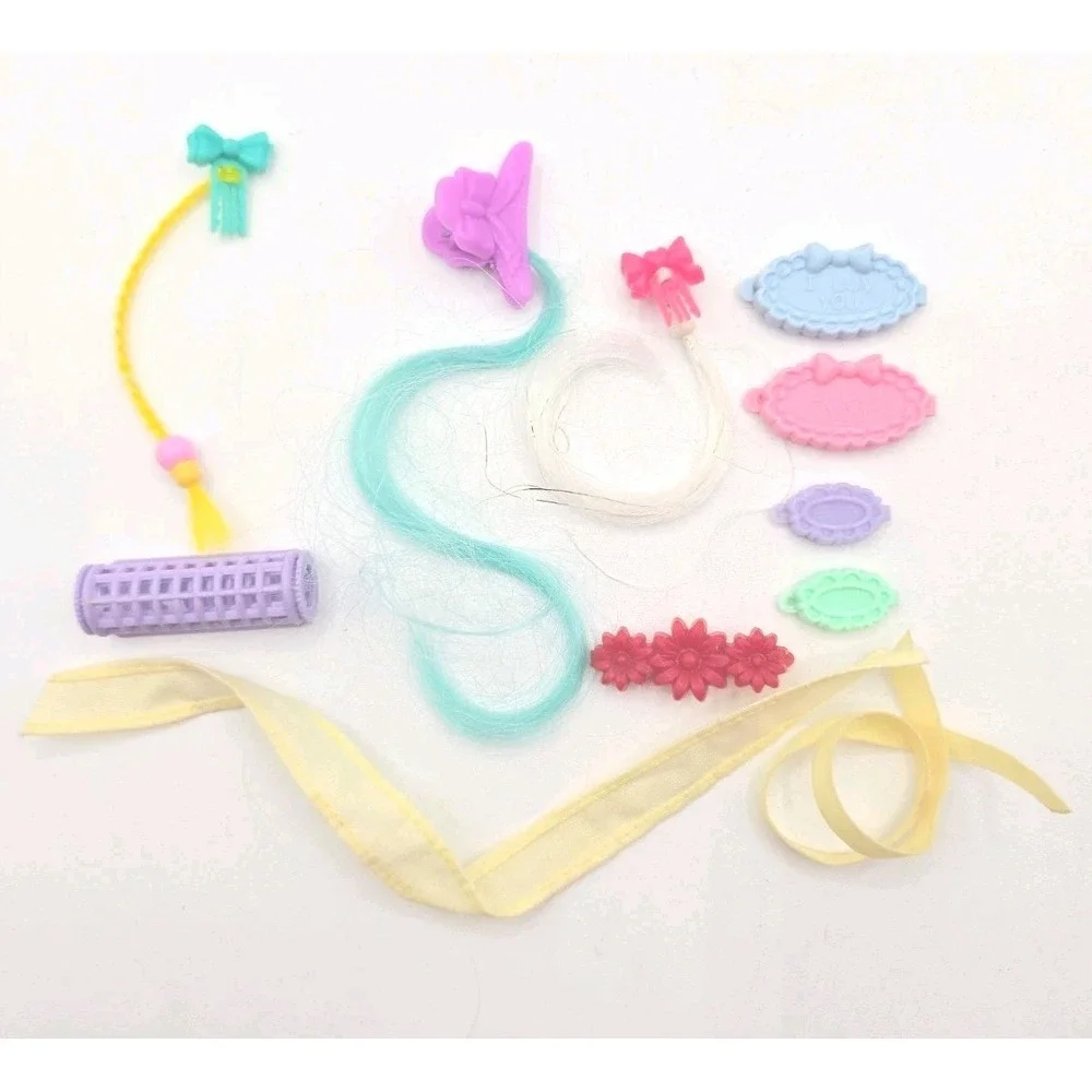 Vintage 1980s My Little Pony Hair Accessory Lot 11 Pieces U308
